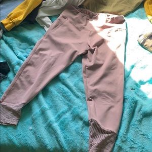 Pink yoga pants